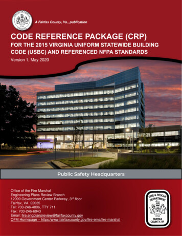 Code Reference Package 2015 - Fairfax County