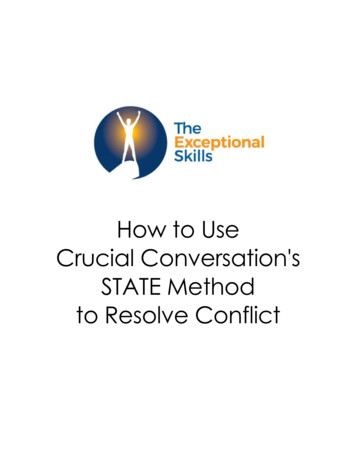 Crucial Conversations - The Exceptional Skills