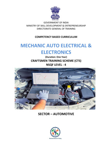 MECHANIC AUTO ELECTRICAL & ELECTRONICS