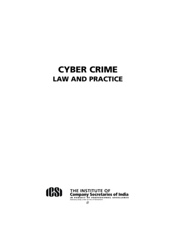CYBER CRIME - ICSI