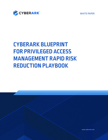 Cyberark Blueprint For Privileged Access Management Rapid Risk .