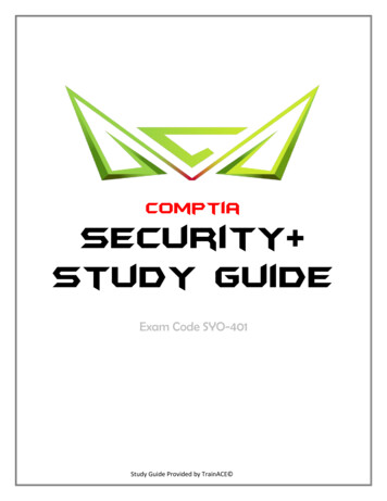 Comptia Security Study Guide - Cybrary