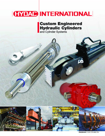 Custom Engineered Hydraulic Cylinders