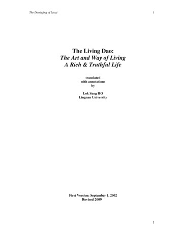 Book One: The Book Of The Way(Daojing)