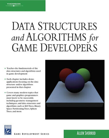 DATA AND GAME EVELOPERS - Lagout 