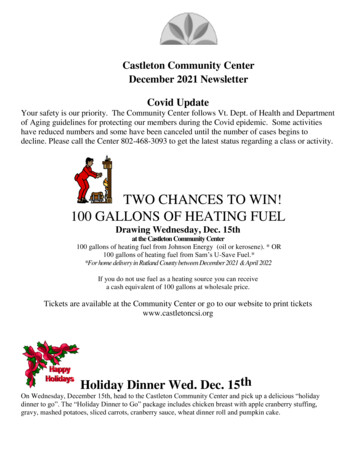 TWO CHANCES TO WIN! 100 GALLONS OF HEATING FUEL