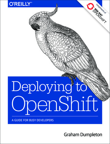 Deploying To OpenShift - Red Hat