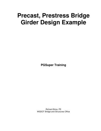Precast, Prestress Bridge Girder Design Example