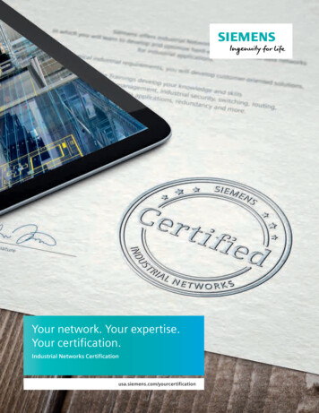 Your Network. Your Expertise. Your Certification.