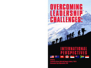 OVERCOMING LEADERSHIP CHALLENGES