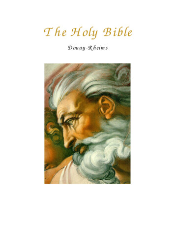 The Holy Bible - Catholic Spiritual Direction