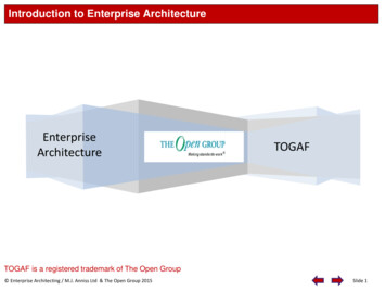 Enterprise Architecture TOGAF
