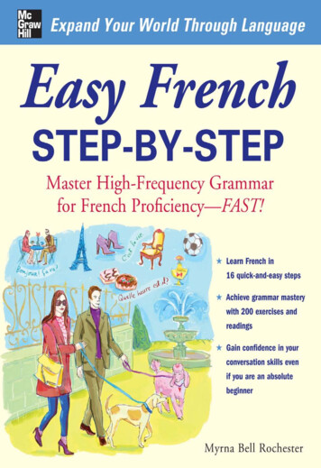 Easy French Step-by-step : Master High-frequency Grammar .