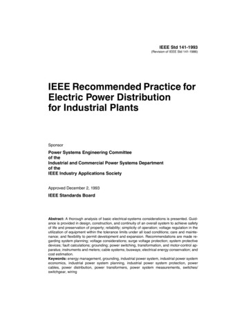 IEEE Std 141-1993 (Revision Of IEEE Std 141-1986) IEEE .