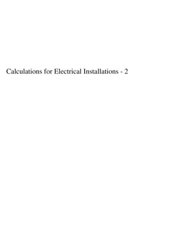 Electrical Installation Calculations Volume 2