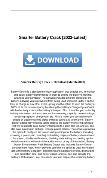 Smarter Battery Crack [2022-Latest]
