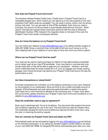 Prepaid Travel Card FAQs - American Airlines Federal Credit Union