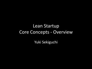 Lean Startup Core Concepts - Overview