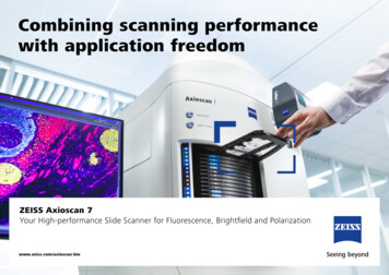 Combining Scanning Performance With Application Freedom