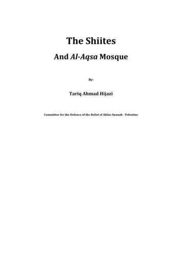 The Shiites And Al-Aqsa Mosque - WordPress 