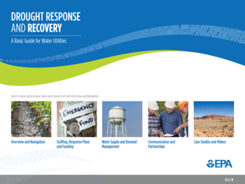 EPA Drought Response And Recovery Guide