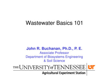 Wastewater Basics 101. - EPA