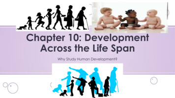 Chapter 10: Development Across The Life Span