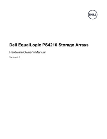 Dell EqualLogic PS4210 Storage Arrays