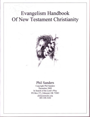 Evangelism Handbook Of New Testament Christianity