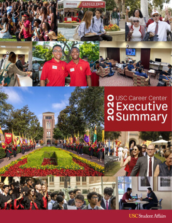 Executive Summary 2020 - University Of Southern California