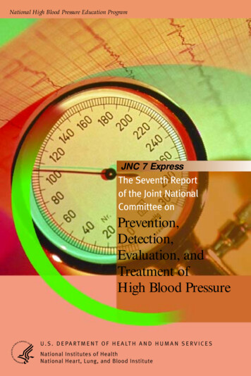 The Seventh Report Of The Joint National Committee On Prevention .