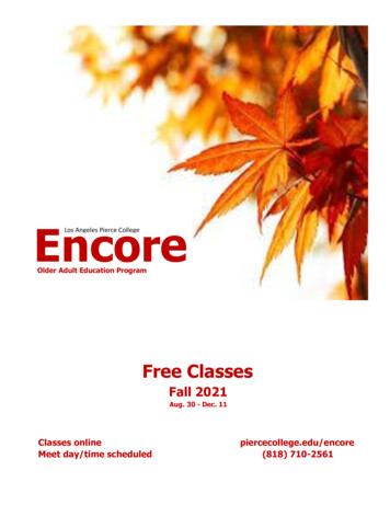 Encore - Los Angeles Pierce College