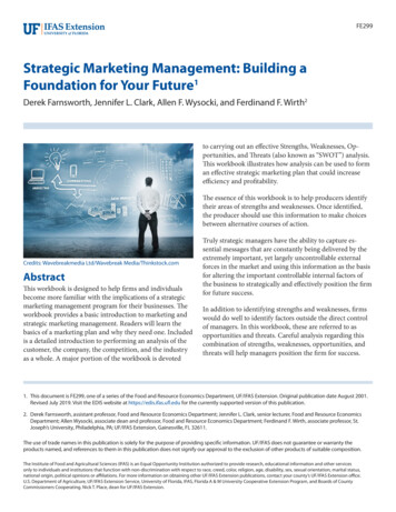 Strategic Marketing Management: Building A Foundation For .