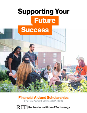 Supporting Your Future Success - RIT