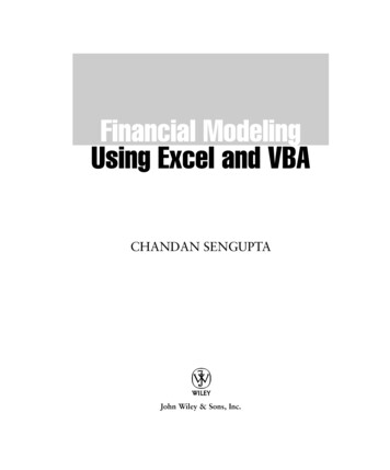 Financial Modeling Using Excel And VBA - WordPress 