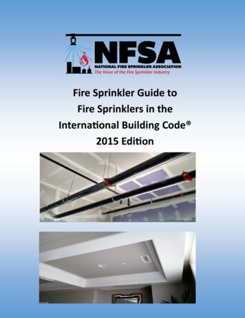 Fire Sprinkler Guide To Fire Sprinklers In The .