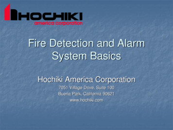 Fire Detection And Alarm System Basics