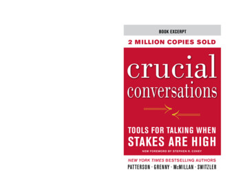 First Chapter Of Crucial Conversations - WPMU DEV