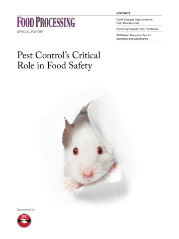 Pest Control's Critical Role In Food Safety - IPM Institute