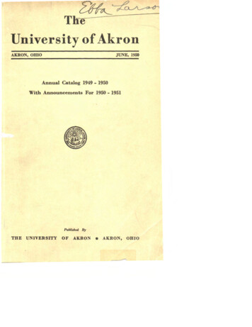 University Of Akron - Uakron.edu
