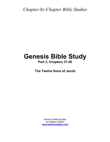 Genesis Bible Study - WordPress 