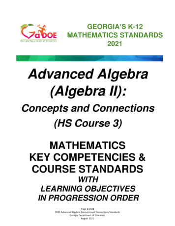 Advanced Algebra (Algebra II)