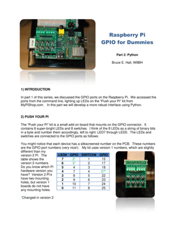 Raspberry Pi GPIO For Dummies - W8BH