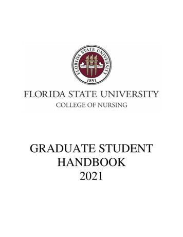 GRADUATE STUDENT HANDBOOK 2021 - Nursing.fsu.edu