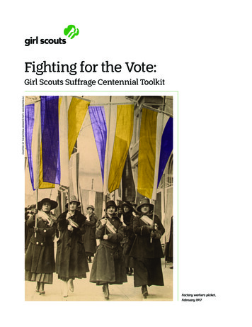 Fighting For The Vote - Girl Scouts