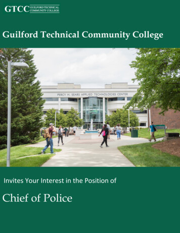 Guilford Technical Community College - Developmental Associates