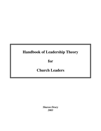 Handbook Of Leadership Theory For Church Leaders - Web