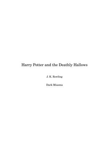 Harry Potter And The Deathly Hallows - Weebly