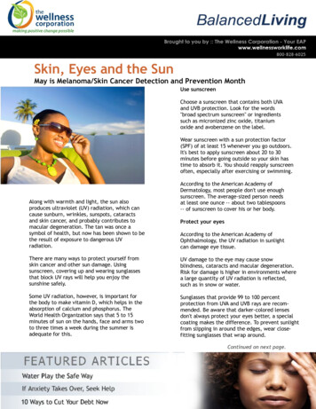 Skin, Eyes And The Sun - Quinnipiac University