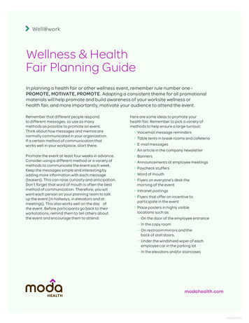Wellness & Health Fair Planning Guide